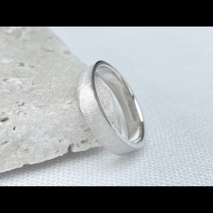 New Silver Stardust Ring, elegant silver band, wedding band, Argentium 925